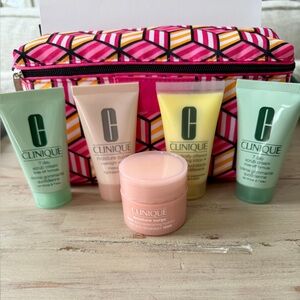Clinique Travel Skincare Set Cleanser & Moisture Surge Collection